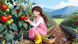 Cooking, Harvesting, Walking Through the Seasons 🌱 | A Ghibli Inspired Slow Life in the Countryside