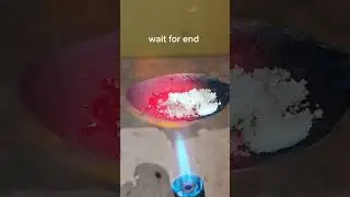 Salt+water vs hot spoon #experiment #spoon #viralvideo #fire