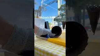 매일 굽는 현무암 수제 와플콘 #제주#오뷔아이스크림