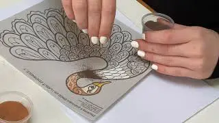 &Scaron;ablona pro tvořen&iacute; barevn&yacute;m p&iacute;skem &ndash; LABUŤ zentangle