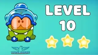 Cut The Rope: Time Travel - Level 11-10 [The Future] 3 Stars Walkthrough