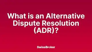 What is the meaning of an Alternative Dispute Resolution (ADR)? [Audio Explainer]