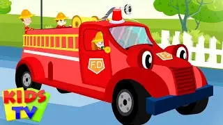 Wheels On The Fire Truck | Fire Truck Song | Nursery Rhymes and Baby Songs For Children