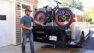 How to mount a bicycle on a Nicova cargo box