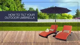 How to Tilt Your Outdoor Umbrella