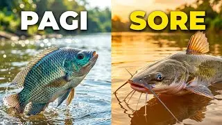 💯 JAM MAKAN IKAN DI SUNGAI | Waktu Terbaik Buat Mancing
