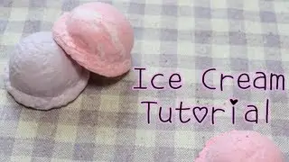 Sweets Deco: Ice Cream Tutorial☆スイーツデコアイスの作り方