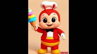 Ice Cream Yummy! Baby Jollibee Dance🍦😋 #shorts #cute #dance #jollibee #tiktoktrend2025 #viral