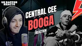 RAPPER REACTS to CENTRAL CEE - BOOGA | UK Drill Music Reaction | Zee TV