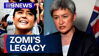 Australia leads push to protect aid workers after Zomi Frankcom's death in Gaza | 9 News Australia