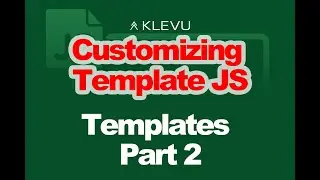 Template Hints and the template reference - Klevu TemplateJS Customizations Training part 6