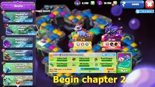 Begin chapter 2  Myrkur dragon board and ancient Gnarlroot Dragon | Flameheart Ancient event | DML