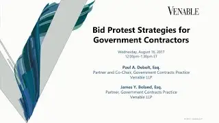 Bid Protest Strategies for Government Contractors