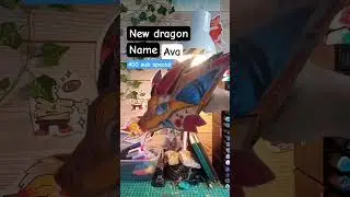 meet...Ava! #dragonpuppets #dragon #paperdragon #paperdragonpuppets #puppet #furry
