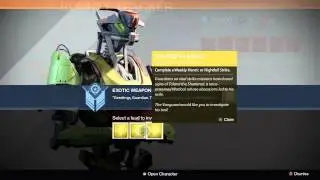 Destiny How To Get Exotic Bounties