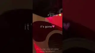 🎬it's a wrap cover by jovonni&rsquo; @MariahCarey #itsawrap