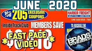 Harbor Freight MONTHLY Inside Track Club COUPONS || JUNE 2020