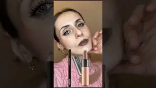 KIKO Milano / Velvet Matte lipstick / deep cold brown / KIKO Lip Pencil