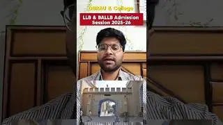 LLB & BALLB web registration & Admission