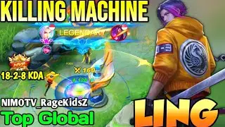 LING BEST BUILD IN 2021 | TOP GLOBAL LING NIMOTV_RageKidsZ - MOBILE LEGENDS