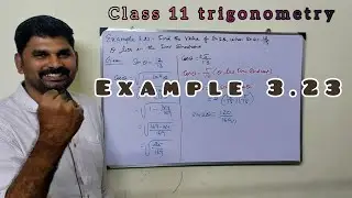 Trigonometry I class 11 I example 3.23  I exclusive maths