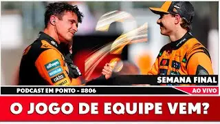 McLaren admite possibilidade de jogo de equipe contra Verstappen | EM PONTO #806