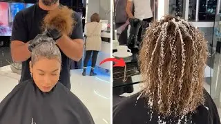 Curly Hair Transformation!
