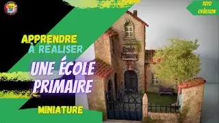 Le bâtiment le plus NOSTALGIQUE de mon Village de Noël... L'École Provençale !