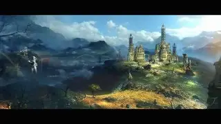 The Garden of Statues- Matte Painting and 3D Camera Projection
