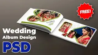 Wedding album design | #newdesign #weddingalbum #albumdesign #psd #photoshoptutorial