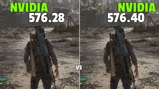 Nvidia Drivers (576.28 vs 576.40) Test in 5 Games RTX 3060Ti