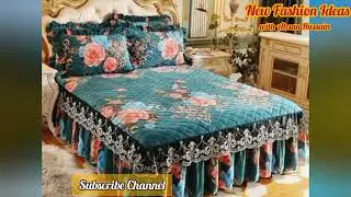 Top 10 Bedsheet latest Designs 🌷 2024/ Fancy Bedsheet / Frill Bedsheet  #newfashionideas