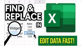Excel Find and Replace Tutorial | How to Quickly Edit Data in Excel