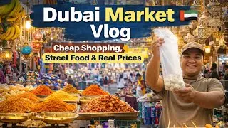 Dubai Market Vlog 🇦🇪 | Cheap Shopping, Street Food & Real Prices Inside Dubai Local Market 😍 | Gold