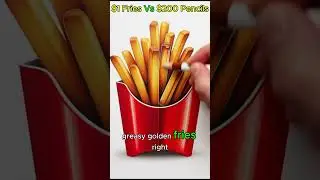 Drawing Fries with $200 Pencils | Hyper-Realistic Art