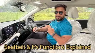 Seatbelt and it’s Function Explained | Rear Seat Belt Lights, Warning Sound in Verna 2023