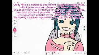 I have draw Mita from Miside (all the story of Mita explained by step)