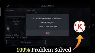 KineMaster Codec Initialization Failed  | Kine Master Codec Initialization Problem Fix 2025 |
