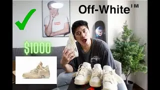 2020 Top No.1  and Expensive Shoe?? Unboxing Off-White&trade; x Air Jordan 4 &ldquo;Sail&rdquo;