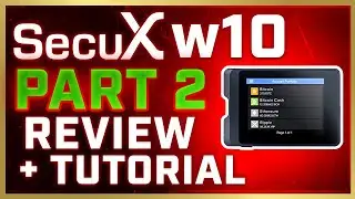 [NEW] SecuX W10 Wallet Review/Unboxing/Tutorial [PART 2]