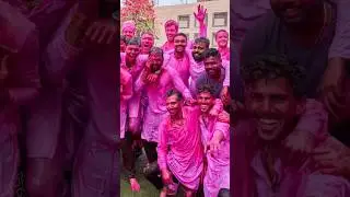Rajasthan Royals Team Members Celebrating Holi