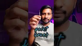 my secret paint brush 😱🖌 #arthacks #art #artandcraft #artvlog