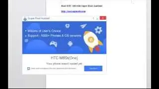 How to root HTC M8 with Super Root Android