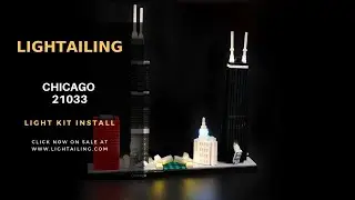 【LGK98 Installation Video】Lightailing Light kit - Lego Chicago 21033