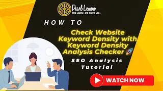 How to Check Website Keyword Density with Keyword Density Analysis Checker 🚀 | SEO Analysis Tutorial