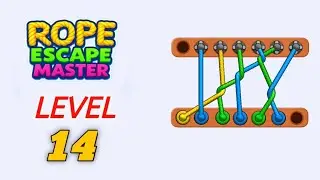 Rope Escape Master Level 14 walkthrough solution 