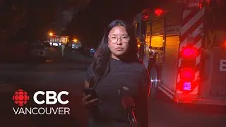 Fire erupts at construction site on Vancouver's west side