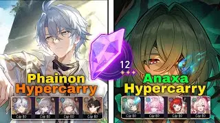 E0S1 Phainon Hypercarry & E0 Anaxa Hypercarry | Memory of Chaos 3.8  | HSR