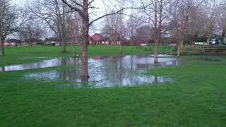 Pershore Abbey Park Floods