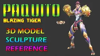 Paquito Blazing Tiger - Mobile Legends Sculpture Reference